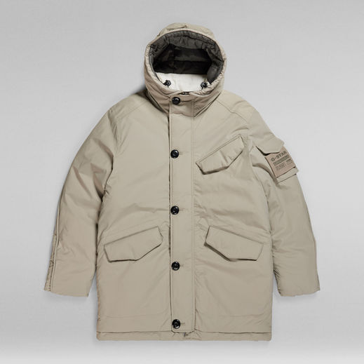 Vodan Padded Hooded Parka | グレー | G-Star RAW® JP